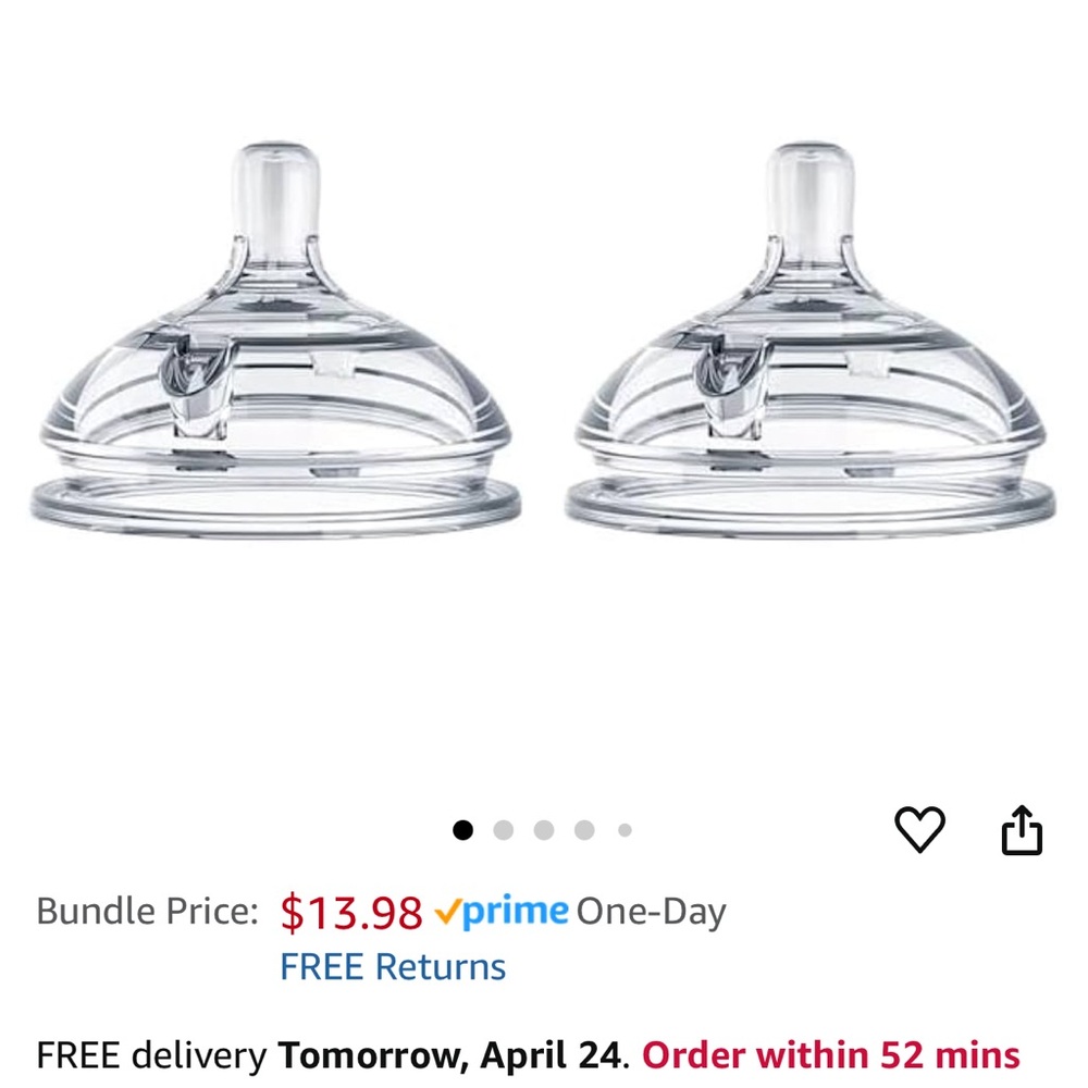 OBO! Replacement Silicone Nipples - Clear
